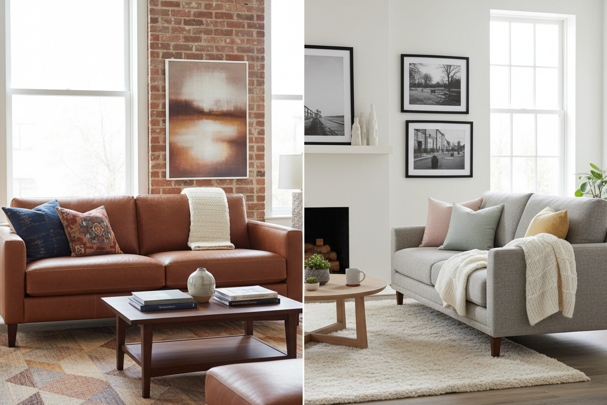 Leather vs Fabric Sofas: What Americans Prefer in 2026