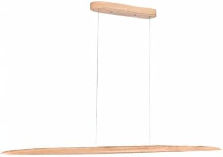 59" 40W Wood LED Linear Pendant Light Fixture Led Dining Room Light Dimmable - Image 10