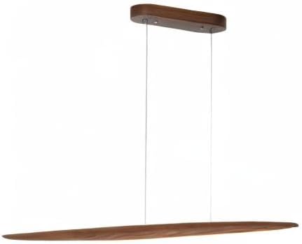 Wood Linear Pendant Hanging Light Fixture Minimalist Light Linear Chandelier - Image 10