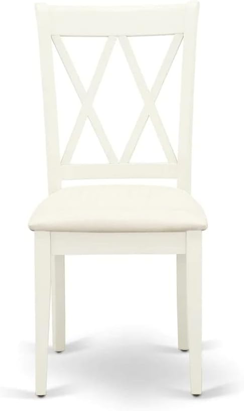 East West Furniture DOCL5-LWH-C 5 Piece Dinette Set - Image 7