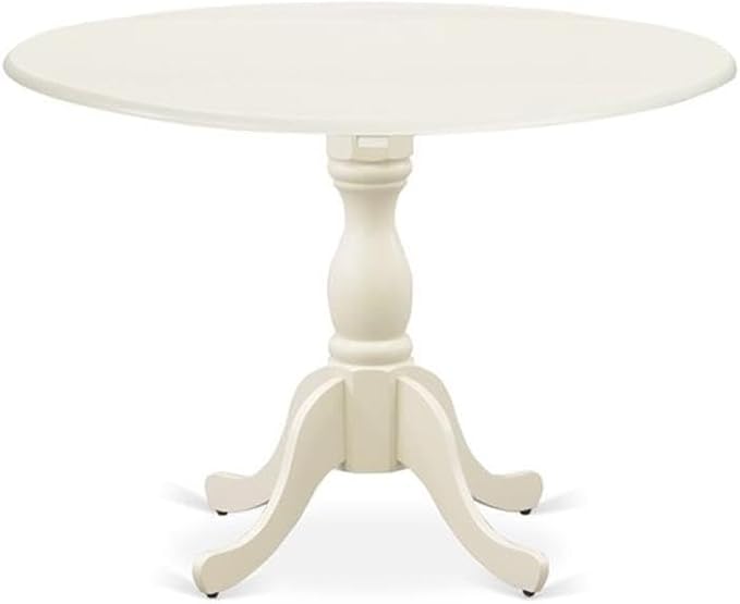 East West Furniture DMAB5-LWH-02 5 Piece Dining Table Set - Image 3