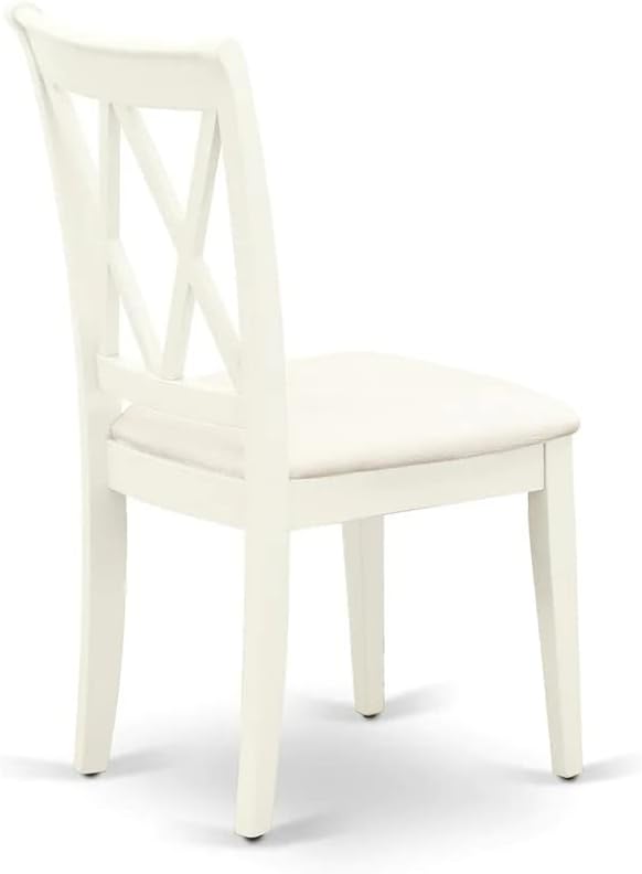 East West Furniture DOCL5-LWH-C 5 Piece Dinette Set - Image 10