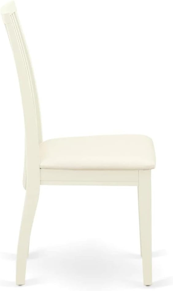 East West Furniture DMIP3-LWH-C 3 Piece Dining Room Furniture Set Contains a - Image 9