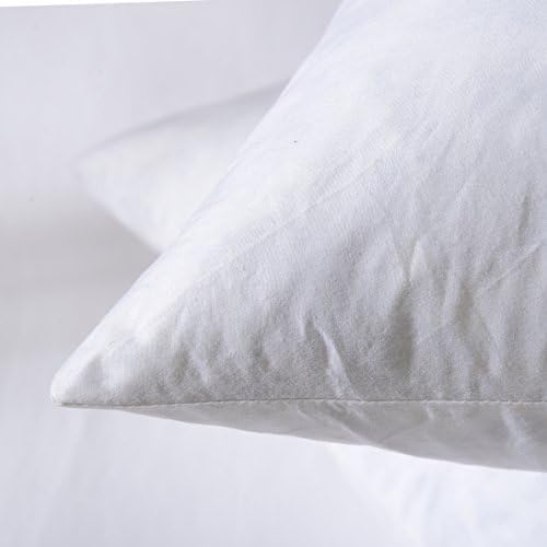 16X26 Oblong Feather & Down Pillow Insert, 100% Cotton Fabric - Image 8