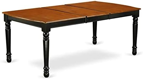 East West Furniture DOPL9-BCH-W 9 Piece Dining Room Table Set Includes a - Image 6