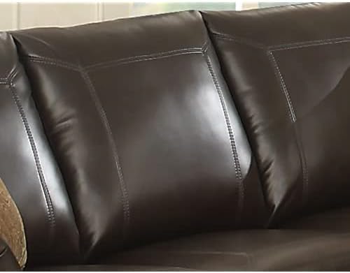 AC Pacific Louis Traditional Upholstered Leather Living Room Piece - Image 7