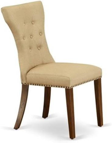 East West Furniture ANGA3-AWA-03 3 Piece Dining Set Contains a Round Dining - Image 9