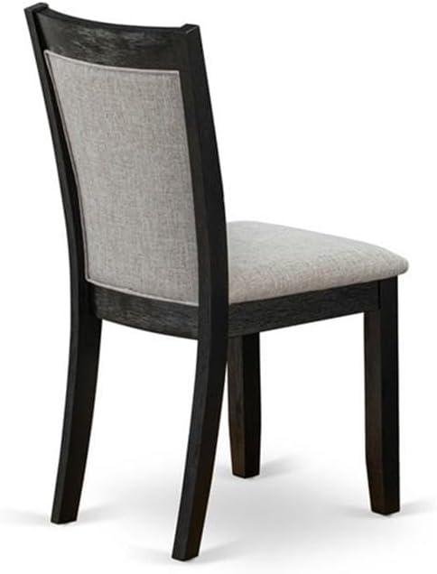 East West Furniture DLMZ3-AB6-06 3 Piece Modern Dining Table Set Contains a - Image 3