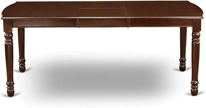 East West Furniture DOCL5-MAH-W 5 Piece Modern Dining Table Set Includes a - Image 6