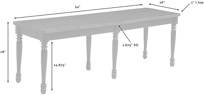 Crosley Furniture Shelby 3-Piece Traditional Dining Table Set - Image 7