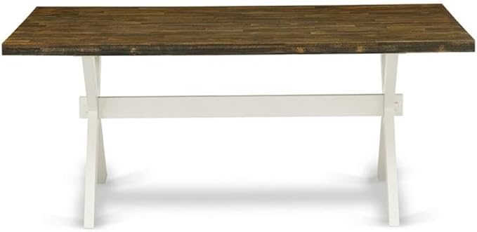 East West Furniture X077MZ015-5 5 Piece Dining Room Table Set Includes a - Image 7