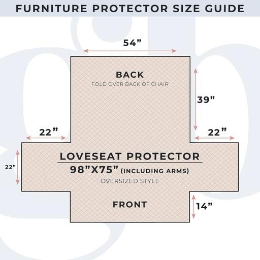 Reversible Floral Patchwork Furniture Protector Scalloped Edge Stain Resistant - Image 3