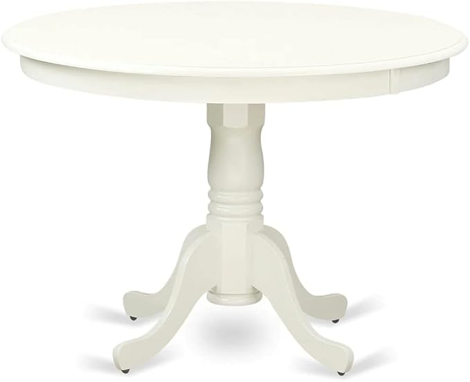 East West Furniture HLVA5-LWH-C 5 Piece Kitchen Table Set - Image 3