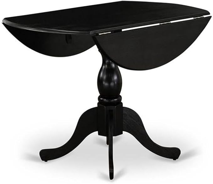 East West Furniture DLMZ3-AB6-06 3 Piece Modern Dining Table Set Contains a - Image 9