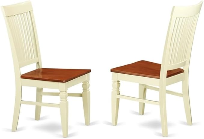 East West Furniture QUWE9-BMK-W 9 Piece Dining Room Furniture Set Includes a - Image 4