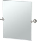Gatco 4029SM Tavern, Small Rectangle Mirror, Satin Nickel by Gatco