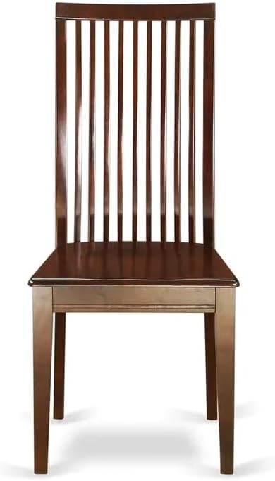 East West Furniture DMIP5-MAH-W 5 Piece Dining Table Set - Image 8