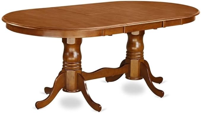 East West Furniture PLAI7-SBR-W 7 Piece Dining Room Furniture Set Consist of an - Image 3