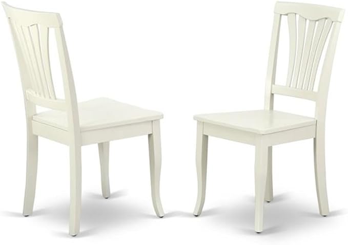 East West Furniture DOAV9-LWH-W 9 Piece Modern Dining Table Set Includes a - Image 4