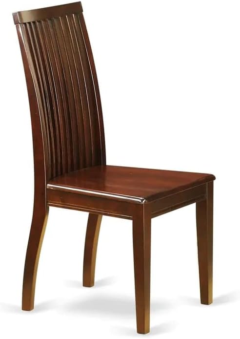 East West Furniture DLIP5-MAH-W 5 Piece Dining Room Furniture Set Includes a - Image 7