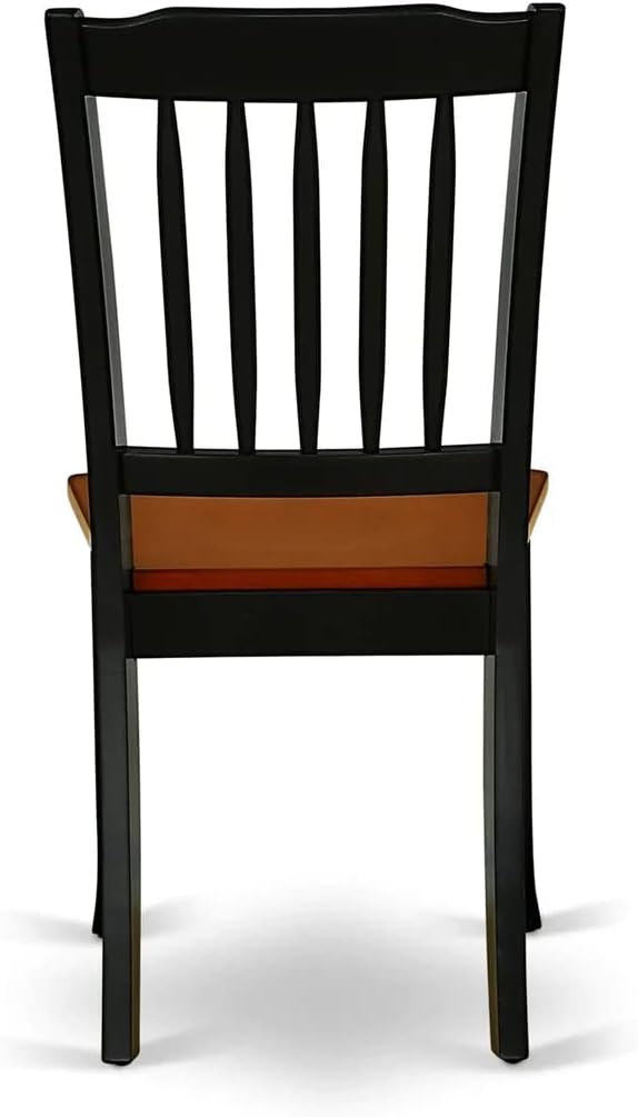 East West Furniture QUDA7-BCH-W 7 Piece Dining Table Set Consist of a Rectangle - Image 12