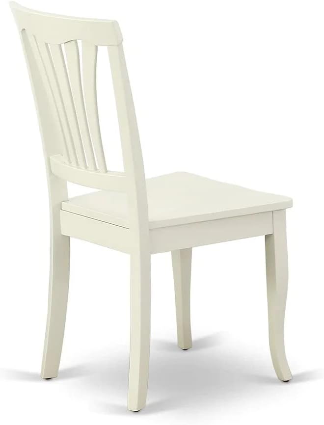 East West Furniture LGAV5-LWH-W 5 Piece Modern Dining Table Set Includes a - Image 10