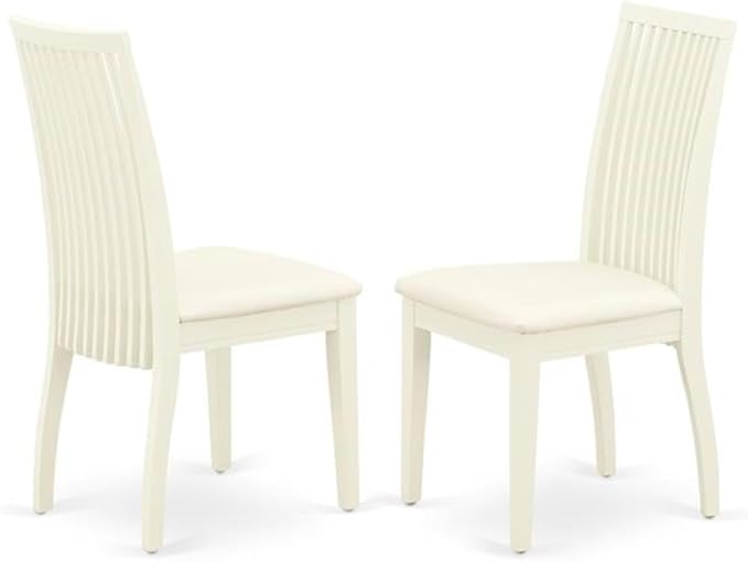 East West Furniture LGIP9-LWH-C 9 Piece Dining Room Table Set Includes a - Image 4