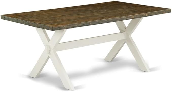 East West Furniture X077EL207-9 9 Piece Kitchen Table Set Includes a Rectangle - Image 3
