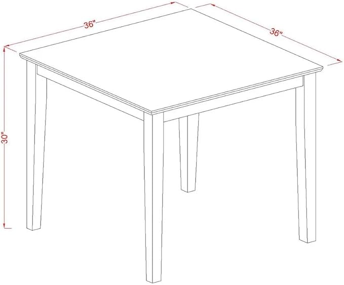 East West Furniture OXEL3-AWA-05 3 Piece Dining Room Table Set Contains a - Image 14