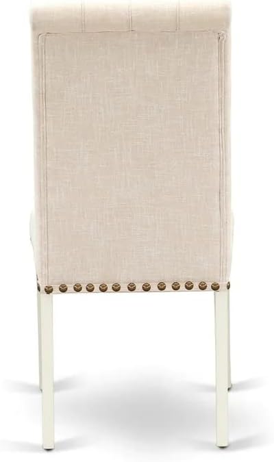 East West Furniture LGBR5-LWH-02 5 Piece Dining Room Table Set Includes a - Image 11