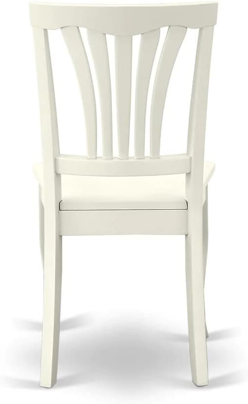East West Furniture LGAV5-LWH-W 5 Piece Modern Dining Table Set Includes a - Image 11