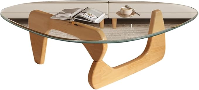 Mid Century Modern Glass Coffee Table, Small Coffee Table - Image 9