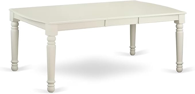 East West Furniture DODA9-LWH-32 9 Piece Kitchen Table Set Contains a Rectangle - Image 3