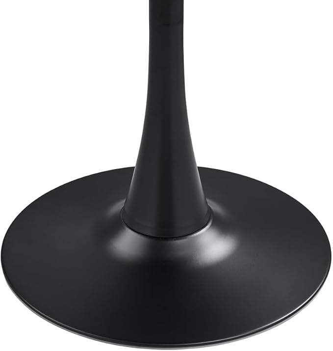 31.2" Tulip Dining Table, Mid-Century Modern Style, Round MDF Top - Image 5