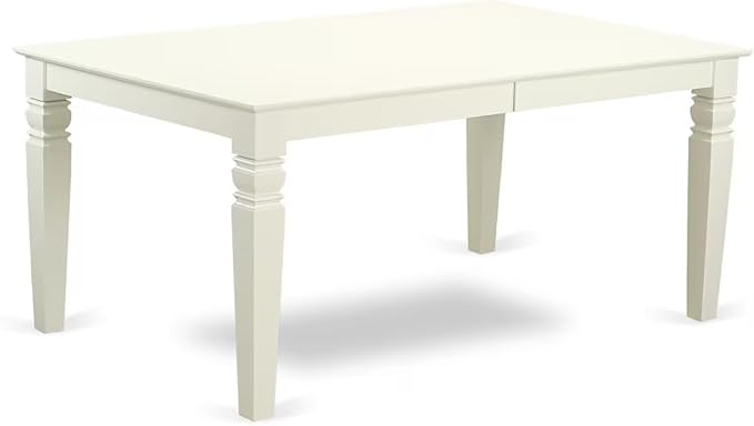 East West Furniture LGAB9-LWH-64 9 Piece Dining Table Set Includes a Rectangle - Image 6