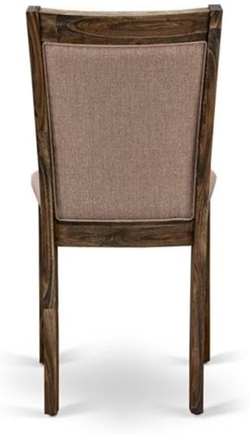 East West Furniture X797MZ716-9 9 Piece Kitchen Table Set Includes a Rectangle - Image 3