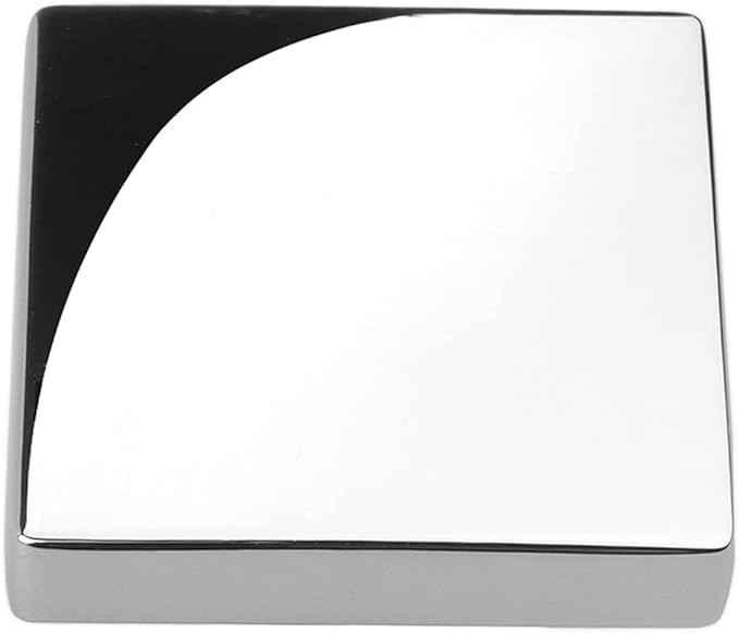 KOOFIZO 20 Pack Polished Chrome Cabinet Knobs Chrome Drawer Knobs K08 Square - Image 7