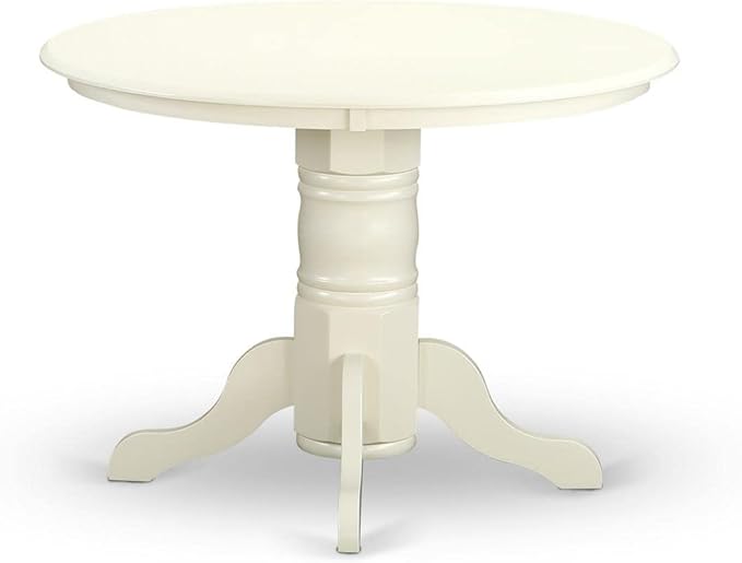 East West Furniture SHBO5-WHI-LC 5 Piece Kitchen Table Set - Image 2