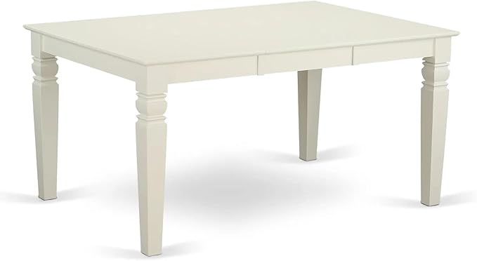 East West Furniture LGDA7-LWH-12 7 Piece Dining Set Includes a Rectangle - Image 5