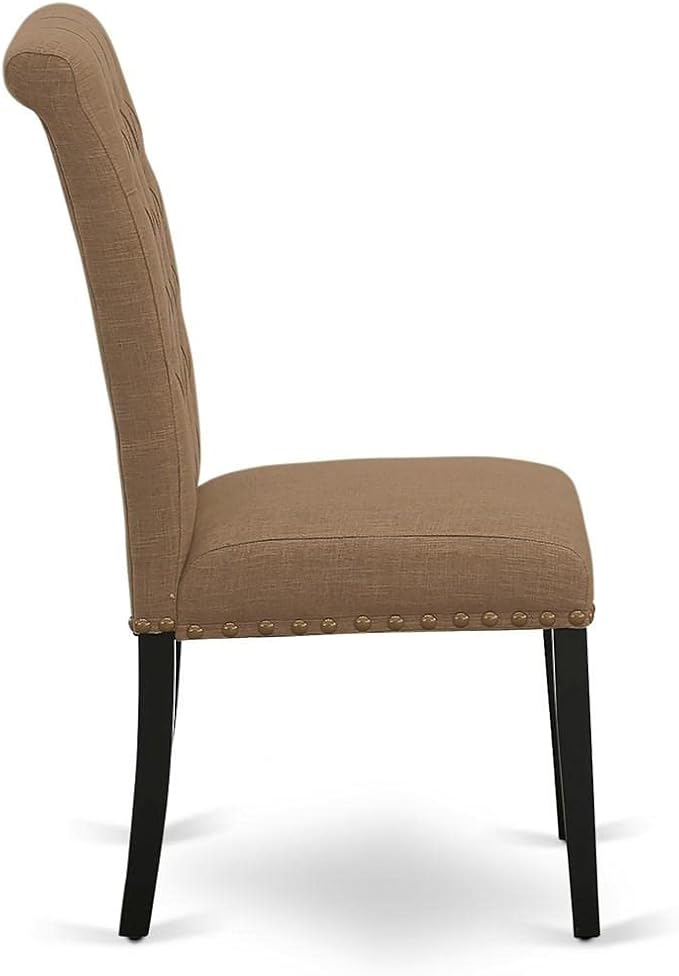 East West Furniture BRP1T17 Bremond Parson Dining Room Chairs - Image 6