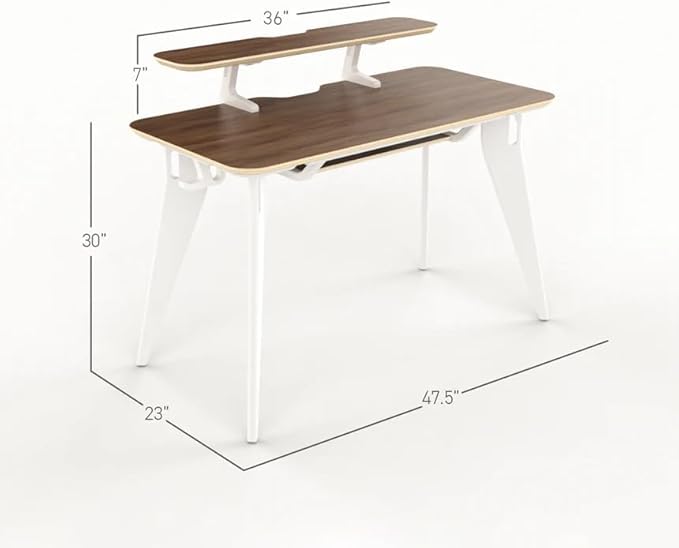 HOEK Collapsible Desk Bundle, 47.5" x 23", Portable Study Desk - Image 3
