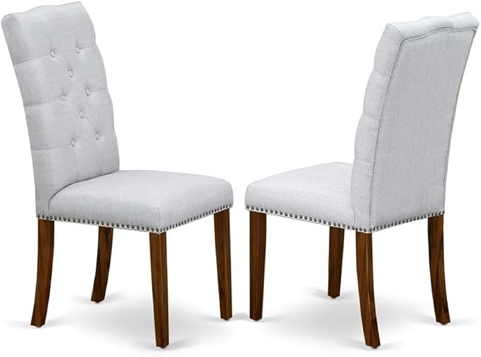East West Furniture DLEL3-AWA-05 3 Piece Kitchen Table & Chairs Set Consist of - Image 7
