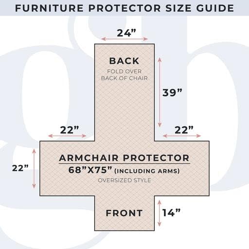 Patchwork Scalloped Printed Furniture Protector Stain Resistant Chair Cover - Image 3