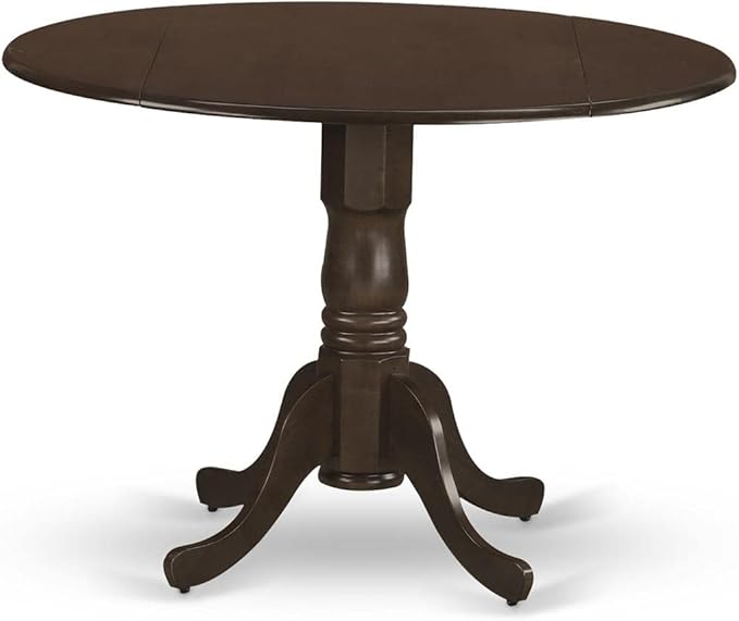 East West Furniture DLVA5-ESP-W 5 Piece Kitchen Table Set - Image 4