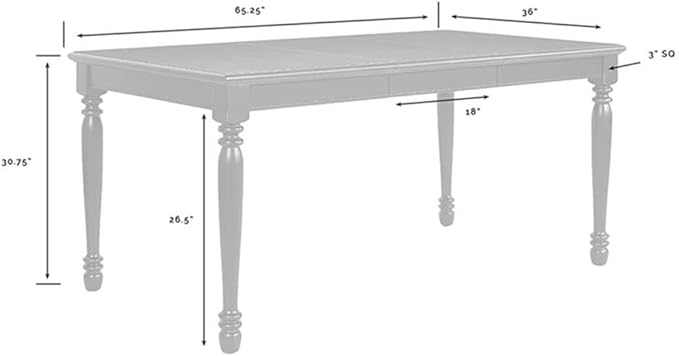 Crosley Furniture Shelby 4-Piece Traditional Dining Table Set - Image 5