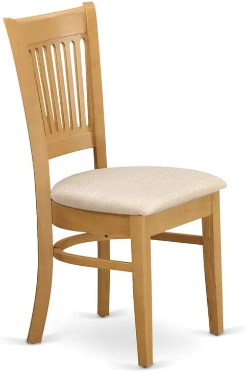 East West Furniture ESVA3-OAK-C 3 Piece Dining Table Set - Image 6
