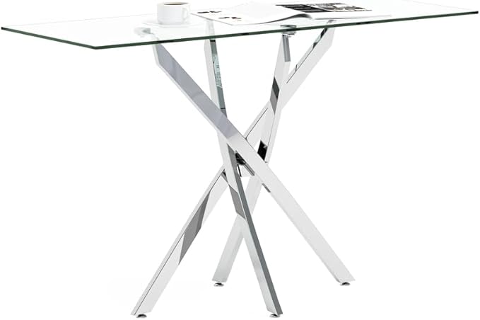 Tempered Glass Console Table - Image 3