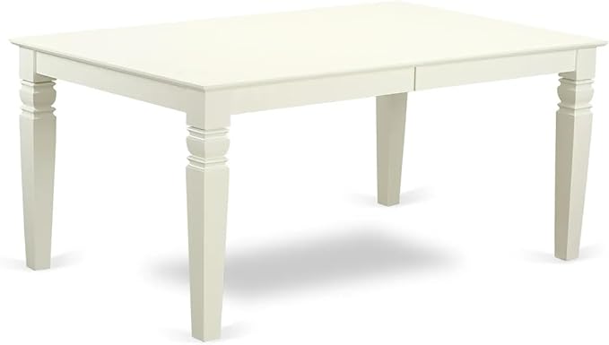 East West Furniture LGDA5-LWH-24 5 Piece Dining Table Set Includes a Rectangle - Image 5