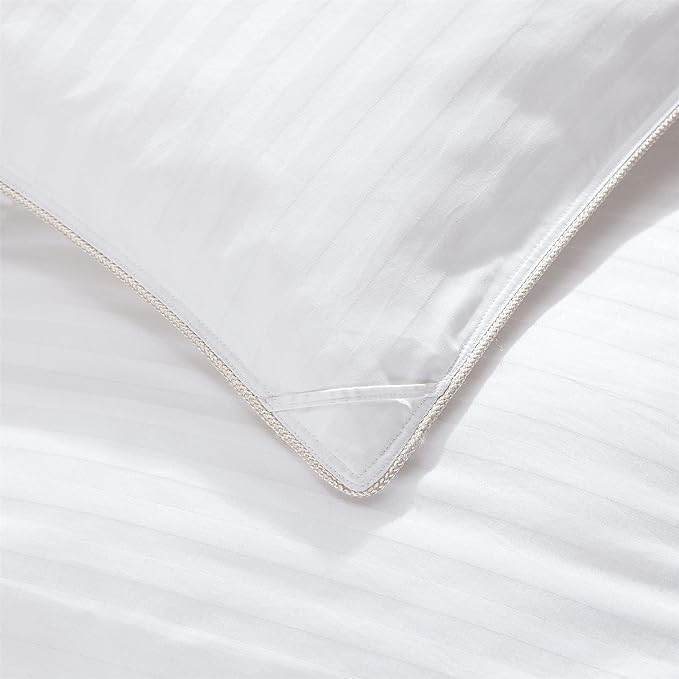 Luxurious All-Season Goose Down Comforter Duvet Insert, Exquisite Oversized - Image 4