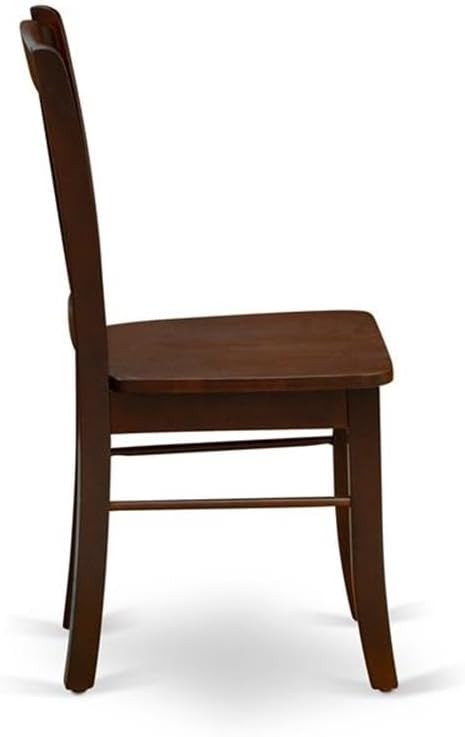East West Furniture HLDL3-MAH-W 3 Piece Kitchen Table Set - Image 9